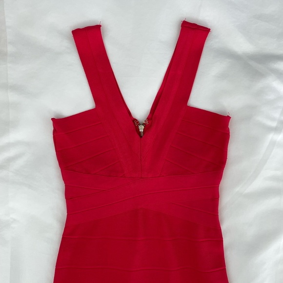 bebe red bandage dress - Picture 2 of 5